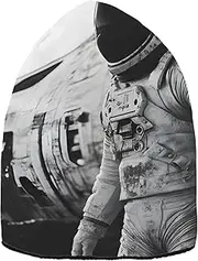 [YXYZRMY] Spaceship Astronaut White Black Unisex Beanie Hat for Women Men Cute Funny Knit Hat Winter Beanies Ski Hats Cap, Multi-colored, One Size, Multi-colored, One Size