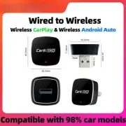 2in1 AI Smart Box Car Intelligent Systems CarPlay Dongle Wireless Auto Adapters