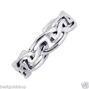 Adjustable Irish Claddagh Celtic Knot Toe Ring Solid Real 925 Sterling Silver
