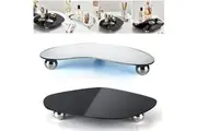 Acrylic Decorative Tray Candle Stand Cup Stand Jewel Display Living Room Bedroom Bathroom Set of 2