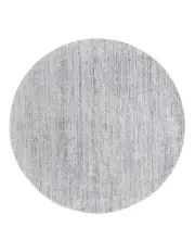[LOOPSIE] Tomi Distressed Washable Round Rug in Grey