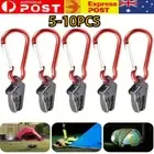 5/10x Awning Tarp Tent Clip Canvas Clamps Heavy Camping Grip Tool Carabiner Hook