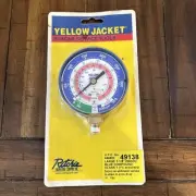 Yellow Jacket 49138 Manifold Pressure Gauge 3 1/8" Low Side R404A R410A R22 USA