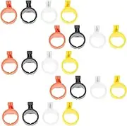 jojofuny 20pcs Sewing Cutting Tool Lightweight Plastic Thread Cutter Durable Finger Cutting Tool for Yarn Fishing Line Easy to Use for Crafting DIY Projects
