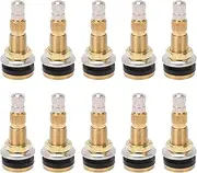 10pcs Air Tubeless Tire Valve Stem, Liquid Tubeless Tire Valve Stem, Water Tubeless Tire Valve Stem for Tractor, Grader and Backhoe Applications