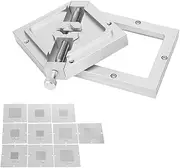 BGA Reballing Rework Station Diagonal Template Aluminum Alloy Lightweight Durable for Computer CPU Phone Welder Kits HT90