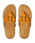 Tory Burch Miller Cloud Leather Slides Sandal Sz 9.5 M