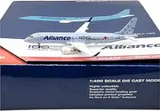 Pre-Built Model Aircraft 1:400 7CM Static Display Airplane for Australian Alliance Airlines ERJ-190 VH-UYB Scale Lifelike Model Airplane Miniature Airplane Model