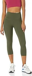 [Amazon Essentials] Women's Active Sculpt High Rise Capri Legging (Available in Plus Size)