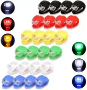 24 Pcs Silicone Bicycle Bike Cycle E-bike Safety LED Head Front & Rear Light Set