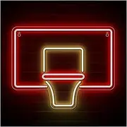 Hanging Art Neon Signs Basketball Hoop Neon Sign Lights For Players/Fans Backboard Goal Led Signs For Wall Game Room Decor (Color : Red)