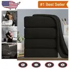 Extra Large Dark Coffee Bath Towels - 600 GSM Spa Set of 4 for Ultimate Comfort