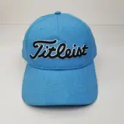 Titleist Blue Hat Cap Adjustable Strap Back Embroidered Black Letters Brand New!