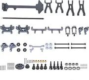 Central Drive Shaft Steering Linkage Swing Arm Upgrade Spare Parts Kit High Quality Aluminum Alloy Compact Size Lightweight Portable Easy Install Practical Spare Parts Kit for (You Color)