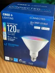 CREE PAR38 Smart LED Bulb Color Changing and Tunable White 120W. New.