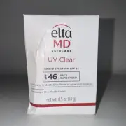 Elta MD UV Clear Broad Spectrum SPF 46 Facial Suncreen 14g 0.5oz EXP 09/2027