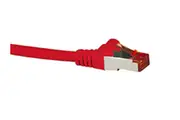 Hypertec 1m RJ45-RJ45 Cat6A 4 Pair LSZH Unshielded Patch Lead Red