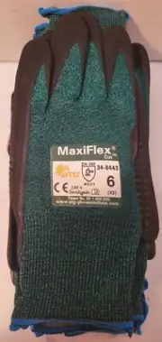 11 MaxiFlex Cut 34-8443 XS Micro Foam Dot Nitrile Gloves