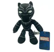 Black Panther 9'' Marvel Flexers Flexible Posable Plush Soft Action Figure Toy