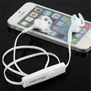 Bluedio S3 Wireless Bluetooth 4.1 Headset Earphone Stereo Music Bluetooth Sport headphone with Mic - White