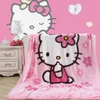 在飛比找Yahoo!奇摩拍賣優惠-【現貨-主圖】Hello Kitty 絨毛被 涼被 棉被 冷