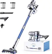 [Lubluelu] Vacuum Cleaner,25Kpa 235W Self-Standing Cordless Vacuum Cleaner,Up to 55mins Detachable Battery,6 in 1 Lightweight Stick Vacuum Cleaner for Hard Floor,Carpet,Pet Hair