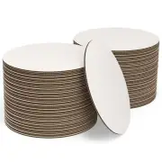 25 Pack 8Inch White Cake Boards Disposable Round Cake Cardboard Plate