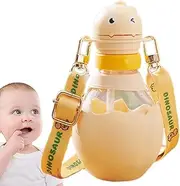 Sippy Cup - Toddler Straw Cup, Straw Drinking Cup | Insulated Milk Sippy Cup with Straw, Cartoon Leak-Proof Sippy Cup , Leak-Proof Sippy Cup, Multi-Purpose Straw Cup,cute Drinking Bottle for Home
