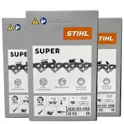 26RS 68 DL 3 pcs x STIHL .325″ 1.6 mm Chain for 16"/40 cm bar OEM 3639 005 0068