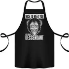 Chimp Evolved Descendant Funny Monkey Ape Cotton Apron 100% Organic