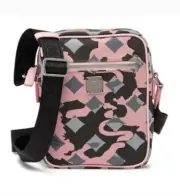 MCM Pink Blush Nylon Viseto Crossbody Camouflage Bag Purse NEW IN PACKAGE