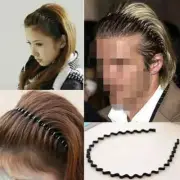 Skque New Wavy Zigzag Metal Sports Men's Women's Hair Hoop Band Headband Hot