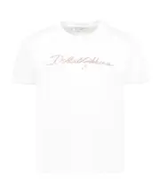 Dolce Gabbana Kids Sequinned Logo Embellished T-Shirt 8Y,3,6Y,5Y,4Y,14Y,12Y,10Y,12 White