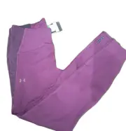 Under Armour Womens L Burgundy Purple Rush Celliant Compression Leggings Lrg $75
