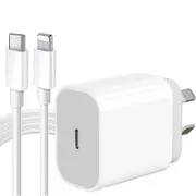 20W USB Type-C Wall Adapter Fast Charger PD Power For iPhone 16 15 14 13 12 Pro