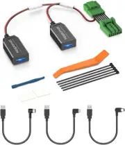 GPS DashCam Power Adapter,(7Pin Type A Connector) Mirror Camera Radar Charger...