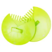 Scoops Hand Rakes Ergonomic Pair of Leaf Design for Lawn and Garden Cleanup