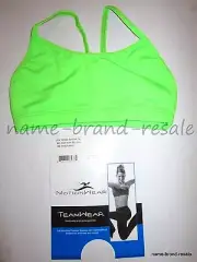 MOTIONWEAR NEW Racerback Cami Bra MEDIUM ADULT Neon Green TEAMWEAR