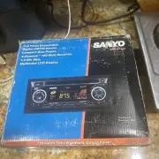 VTG Rare Old School Sanyo Mask ECD-h1340 Car Stereo CD Deck Audio
