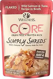 Wellness Core Simply Shreds Salmon & Tuna Cat Food 12x50g