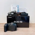 ( 保固內超新無反 ) CANON EOS R8  全片幅 CMOS 無反光鏡相機 自動對焦追蹤 二手