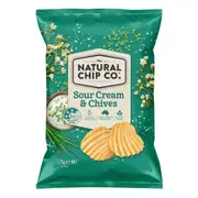 The Natural Chip Co Sour Cream & Garden Chives 175g