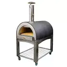 Woodfired Pizza Oven-Black | Flaming Coals