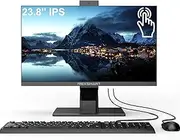All-in-one PC Desktop Computer Touchscreen Core i7 (up to 3.8 GHz) 23.8 inch FHD All-in-One PC 8GB RAM 512GB SSD Webcam Pop-Up Dual Band WiFi Blutooth Screen Angle Adjustable from -3° to 60°