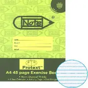 Protext A4 70gsm 9mm Dotted Thirds Exercise Book 48 Pg Green