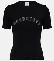 [Courreges] Courrèges Medusa printed cotton T-shirt AU 14 black