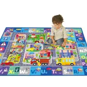 Floor Playmat for Babies Super Soft Plush ABC Play Mat - Kids Toddlers & Infants