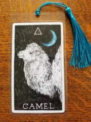 CAMEL Bookmark Animal Card Tarot Oracle Spirit Art Deck New Handmade Gift MOON