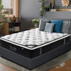 Queen Double King Single Mattress Bed Euro Top 9 Zone Pocket Spring Latex Memory