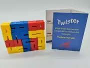 NEW Toy Brain Teaser 3D Plastic Puzzle Game Interlocking Blocks Snake twister US
